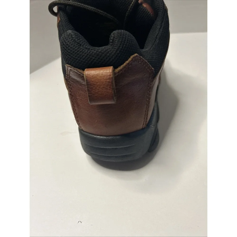 John Deere Leather Boots Lace up Oil Resist 11 M Florsheim Workgear 50726